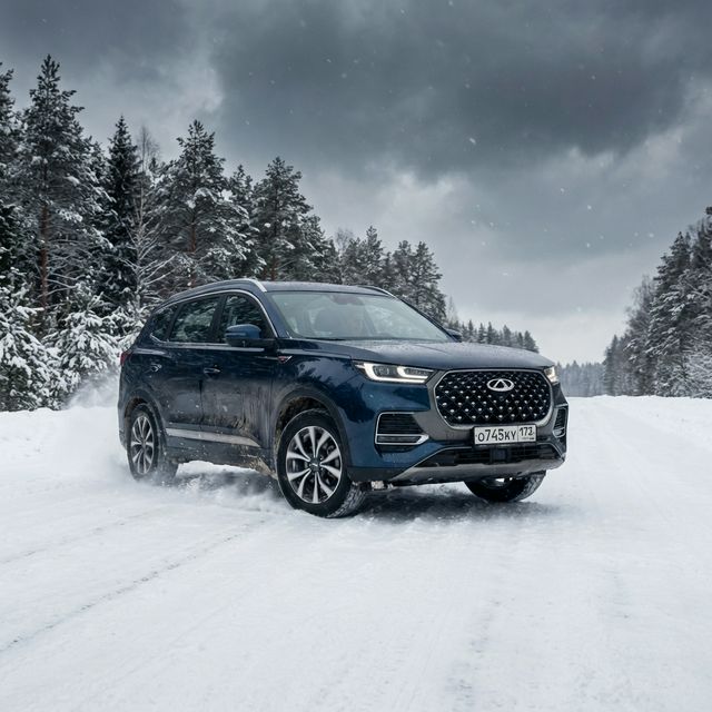 Chery Tiggo 7 Pro Max зимой