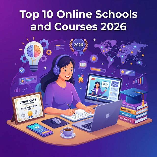 ТОП-10 онлайн-школ и курсов 2026: честный рейтинг и реальные отзывы